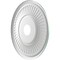 Ekena Millwork Berkshire PVC Medallion (Canopies up to 8 3/8"), 19"OD x 3 1/2"ID x 1"P, Metallic Sea Mist CMP19BEFSM - alternate 5